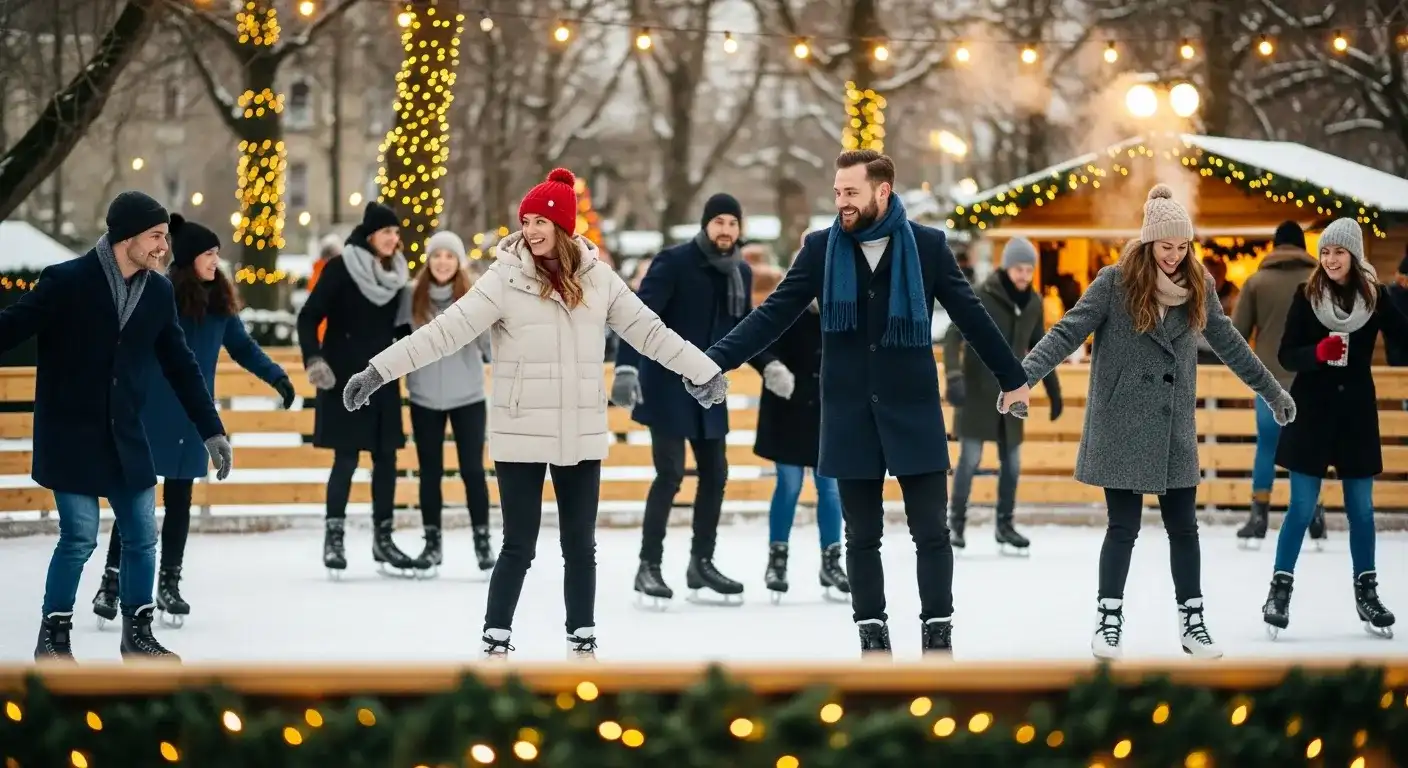 Активный зимний день рождения для взрослых на свежем воздухе