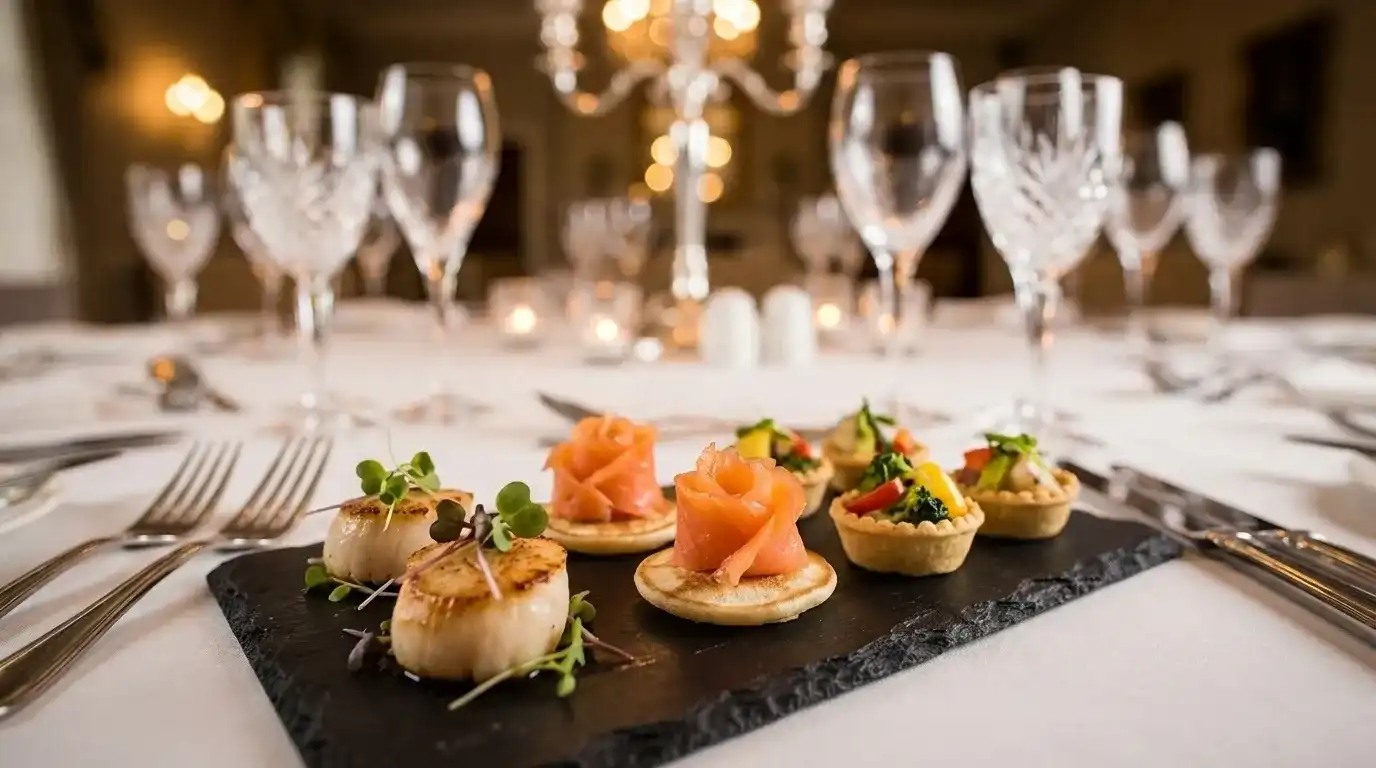 Разница в подаче блюд: закуски для фуршета и сервировка стола.