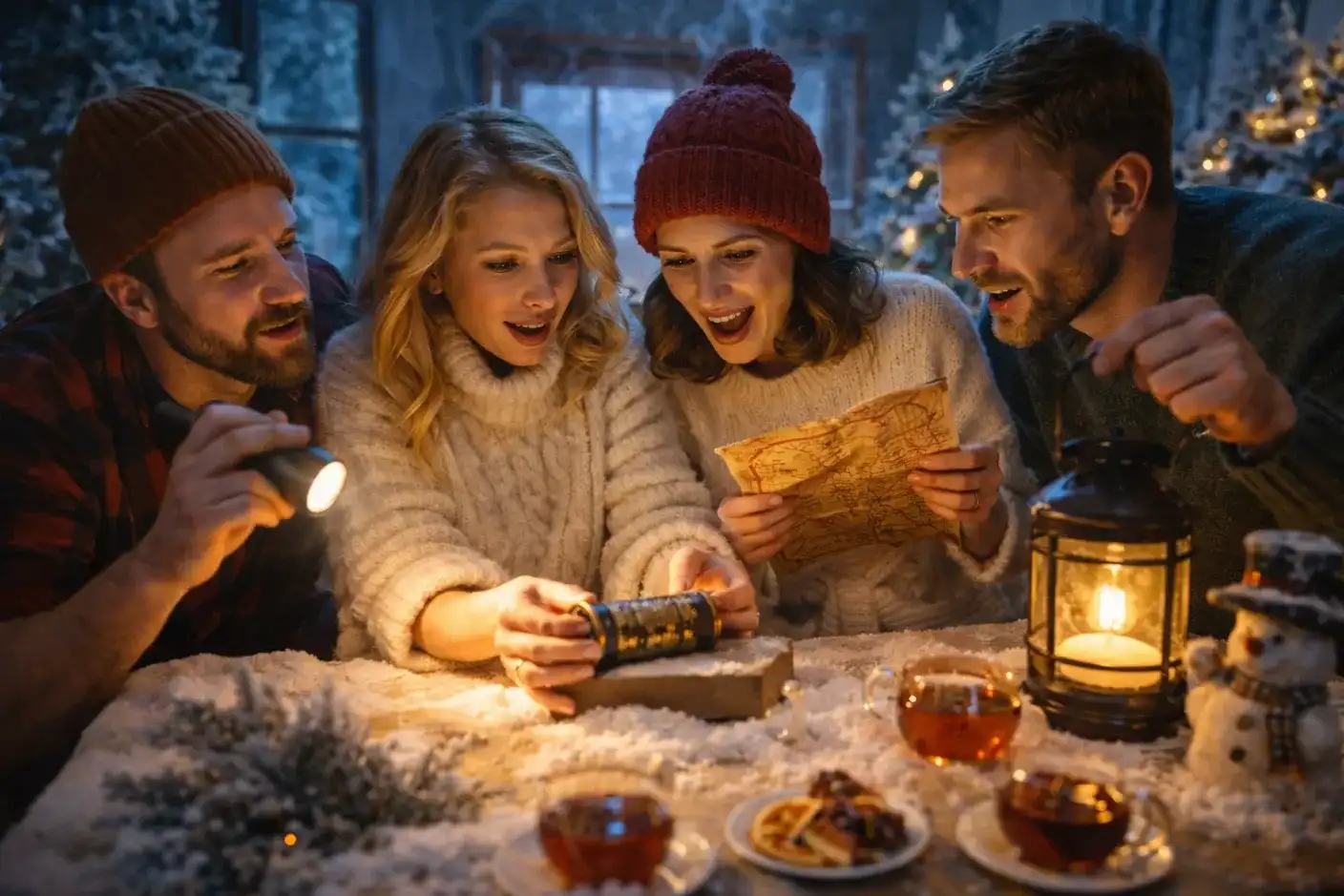 Квесты и интерактивные игры для зимнего дня рождения