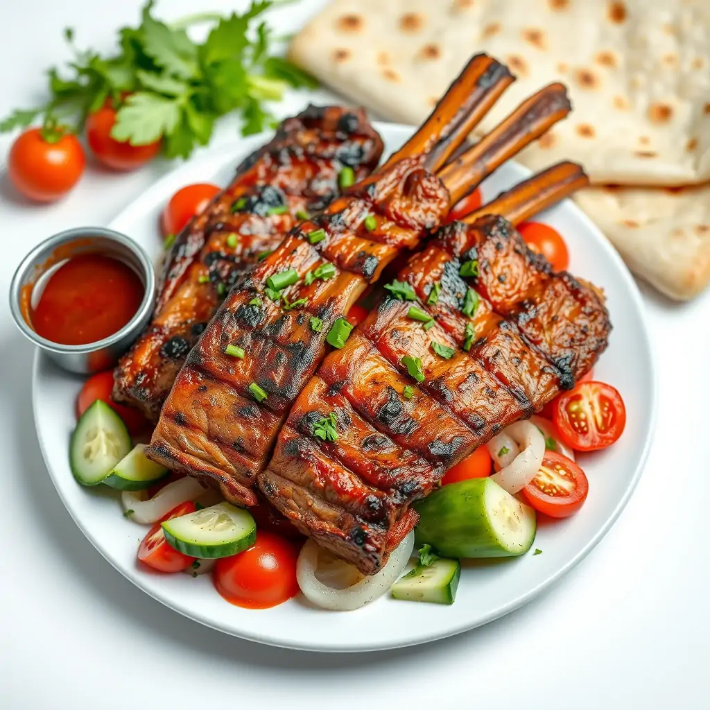 Барбекю из свиных ребер