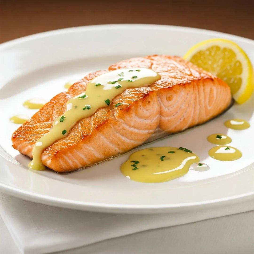 Стейк из лосося с цукини