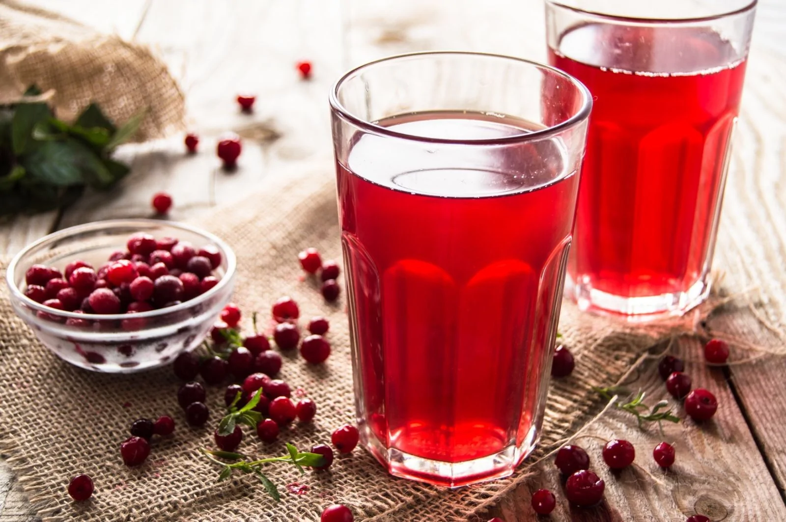 Морс клюквенный