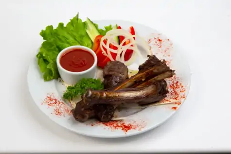 Барбекю из баранины на ребре