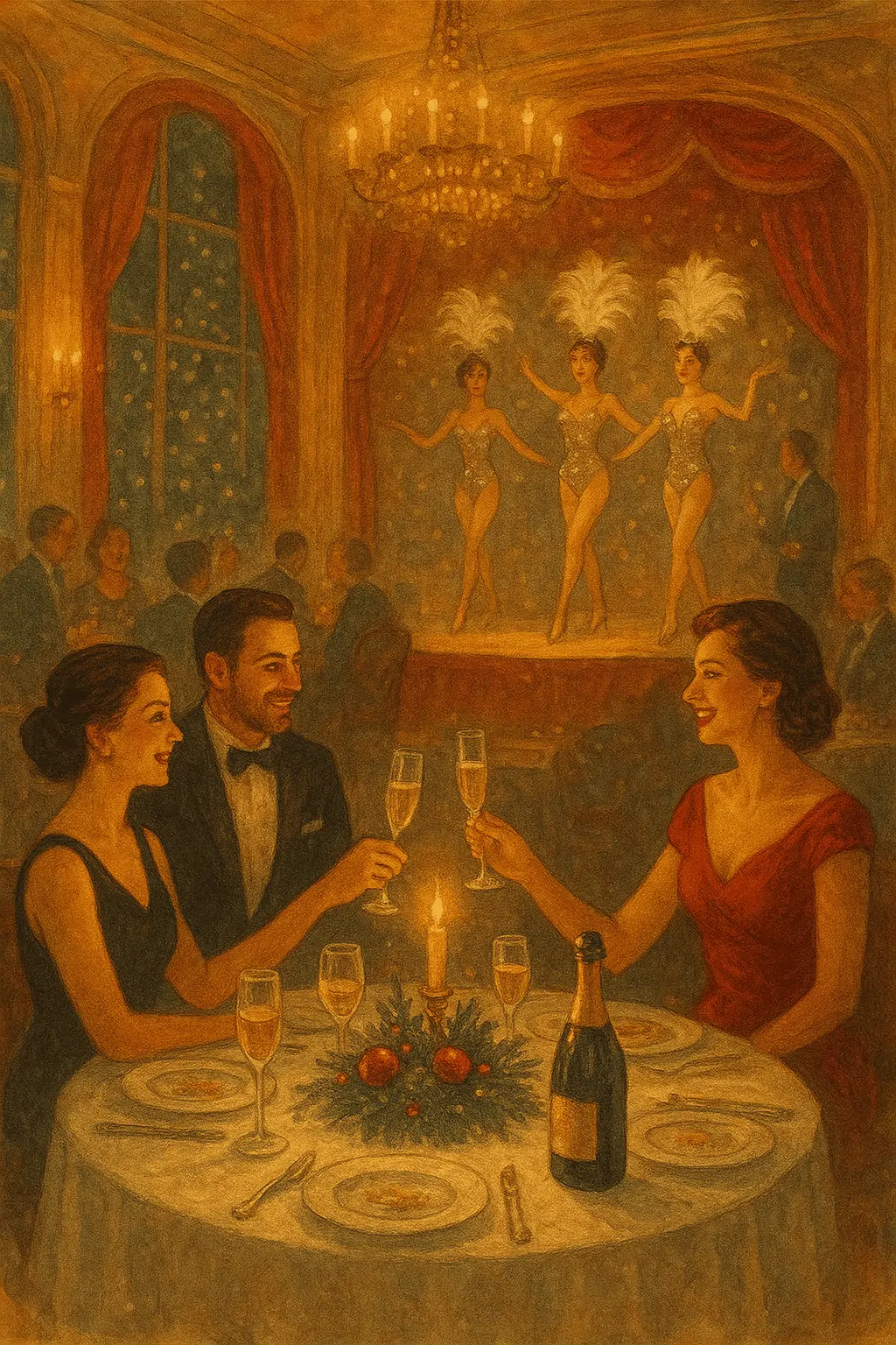 Что включено в стоимость новогодней ночи в ресторане