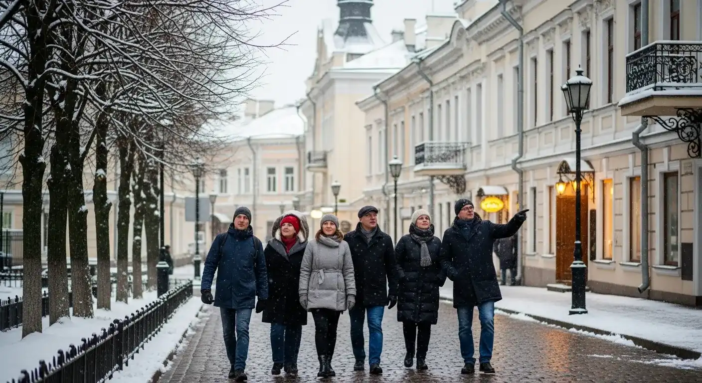 Необычная экскурсия по зимнему Минску для компании друзей