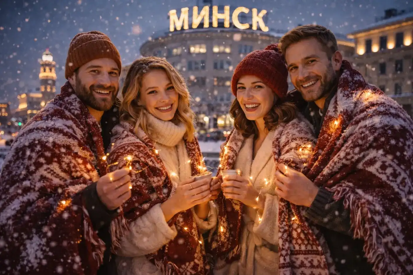 Зимняя фотосессия в Минске в честь дня рождения